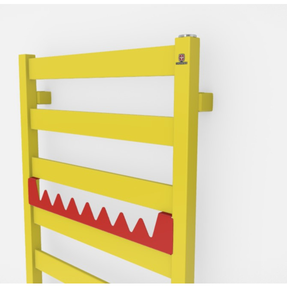 TERMA Vivo Badheizkörper Farbvariante RAL1016 happy shark