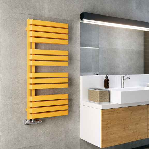 TERMA Warp S Designheizkörper 1110x500 RAL 1018 - Inspirationen