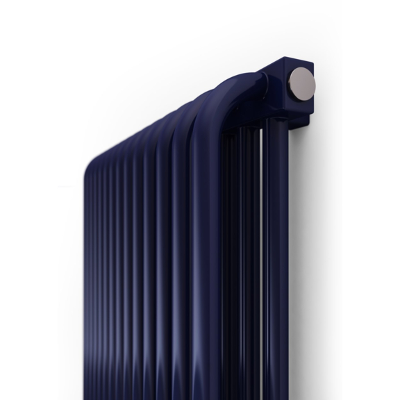 TERMA Delfin Designheizkörper unter Fenster 1800x580 RAL 5022