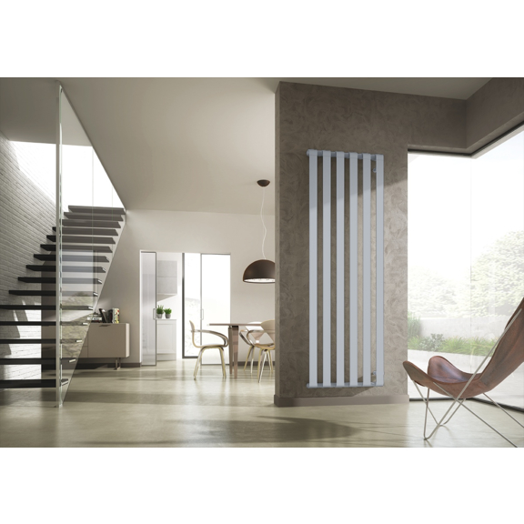 IRSAP Step V Designheizkörper 2000x670 Farbe Azurite