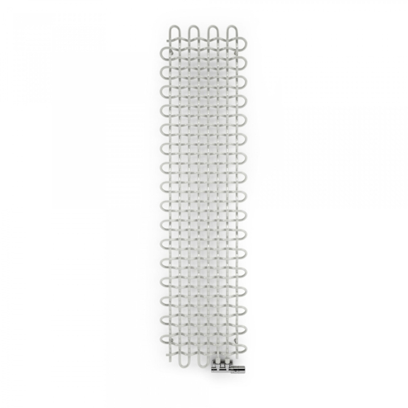 TERMA PLC V Designheizkörper an Wand - 1800x463 Farbe Sweet Sugar im Interieur