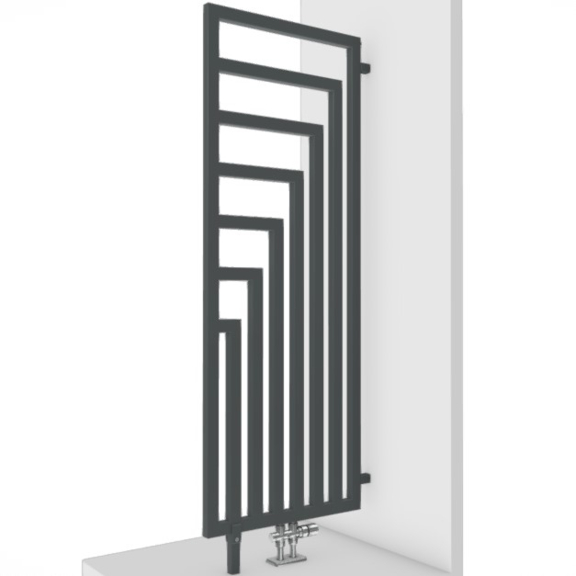 TERMA Angus DW Designheizkörper RAL7012