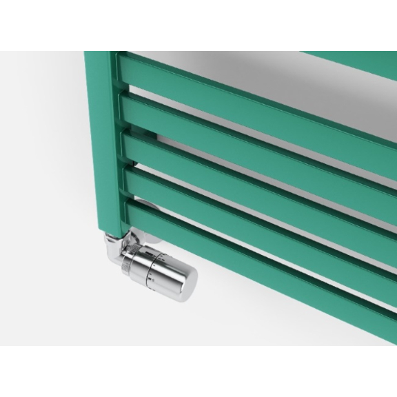 TERMA Marlin Badheizkörper 1185x430 RAL 6000 Detail