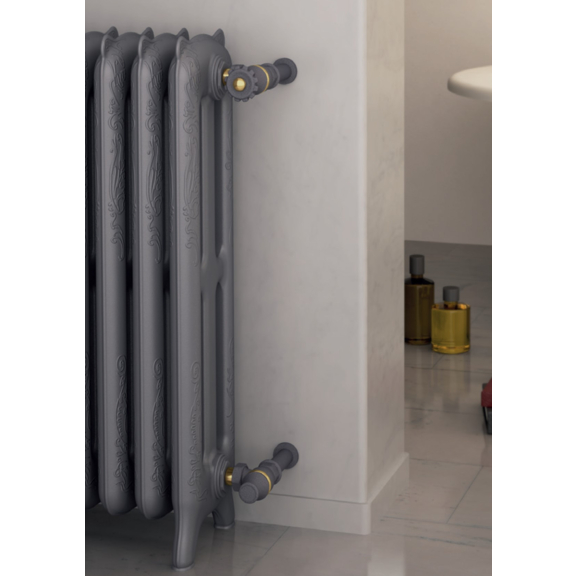 Manuelles dunkelgraues Ventil-Set Liberty - Eck