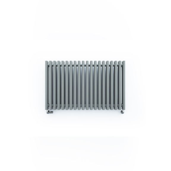 TERMA Tune VWD Designheizkörper 600x990 Farbe Nickel Matt horizontal