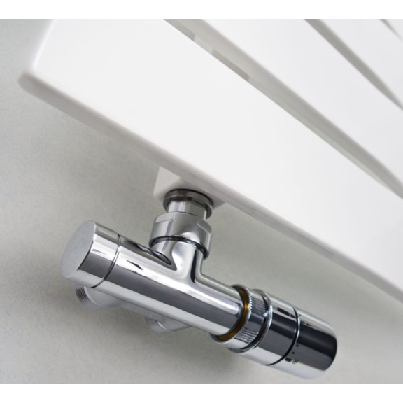 TERMA Cyklon H Designheizkörper Farbe 9016 Detail