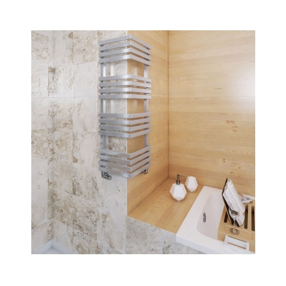 TERMA Outcorner Eckheizkörper Farbe Chrome effect - Interieur