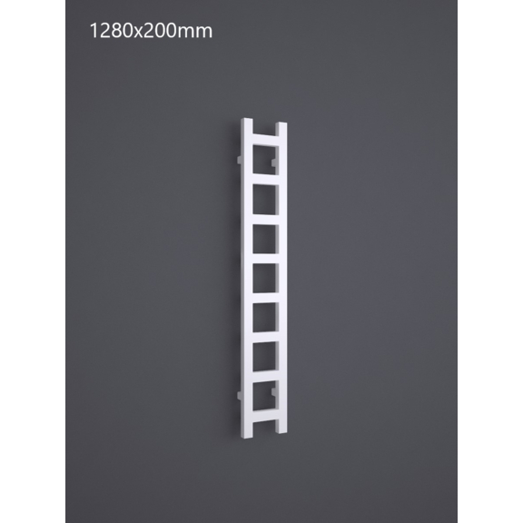 TERMA Easy One Vertikaler Heizkörper 1280x200 RAL 9016