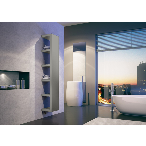 IRSAP Quadraqua Designheizkörper 1828x300 L Farbe Grigio Perla