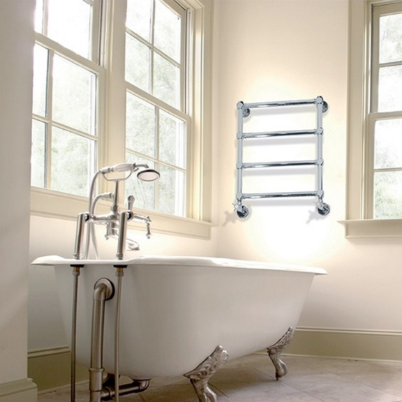 IRSAP Minuette Chrom-Badheizkörper 596x540 Chromoberfläche