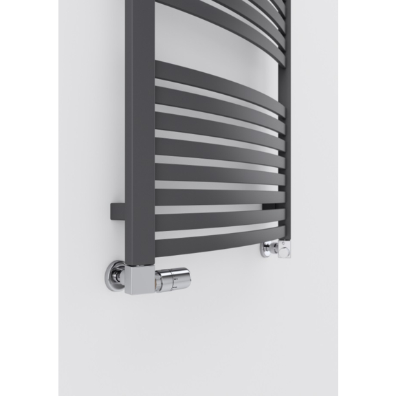 TERMA Dexter Badheizkörper 1220x600 Modern Gray Detail
