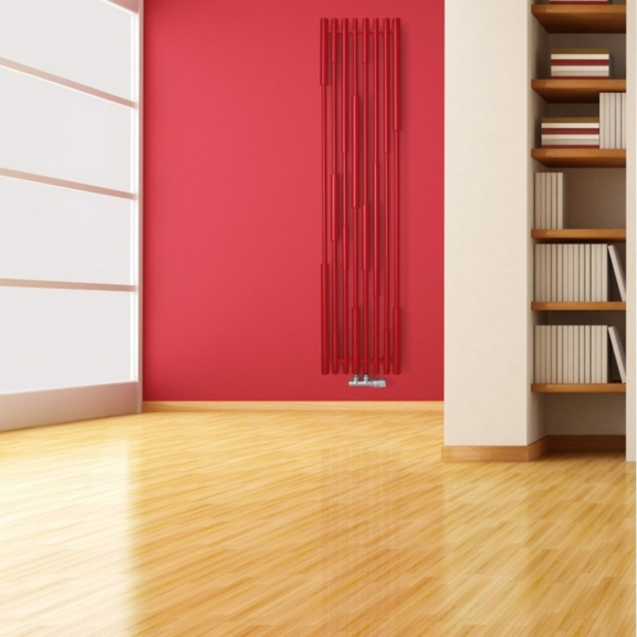 TERMA Cane Designheizkörper RAL 3020 - modernes Interieur