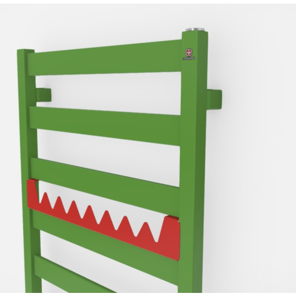 TERMA Vivo Badheizkörper Farbvariante RAL6018 happy shark