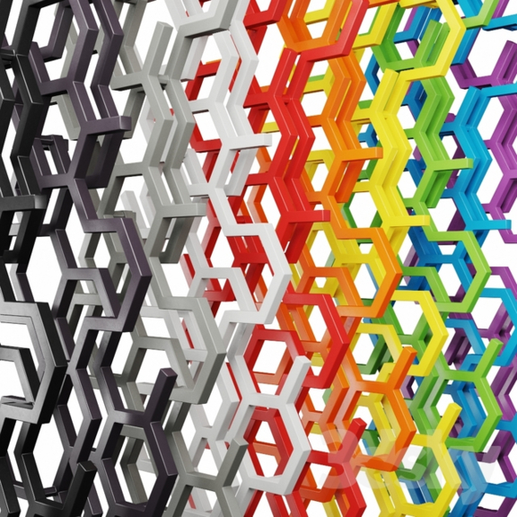TERMA Hex Designheizkörper Farben