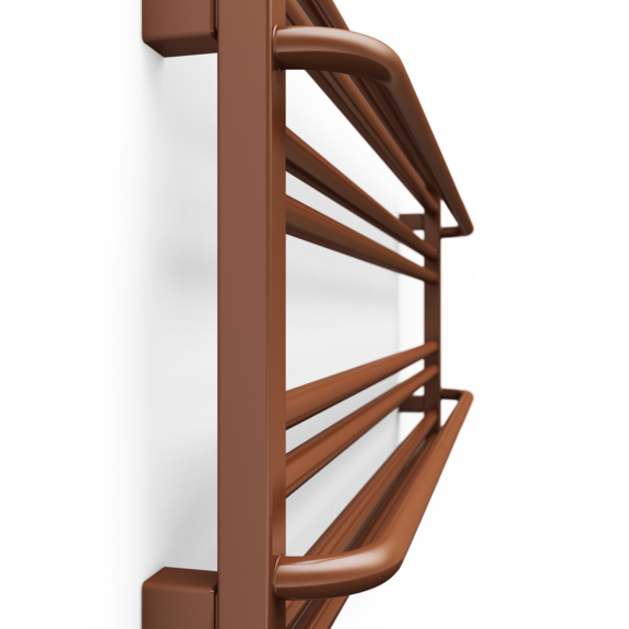 TERMA Lima Badheizkörper 500x1000 RAL8004 Detail