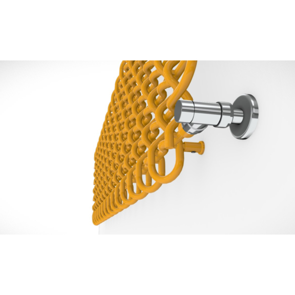 TERMA PLC H Designheizkörper Farbe RAL1003 - Detail