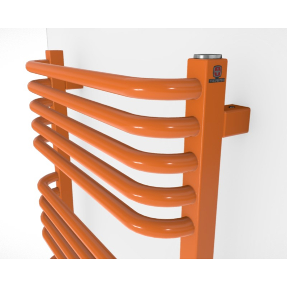 TERMA Alex ONE Designheizkörper RAL2003 Detail