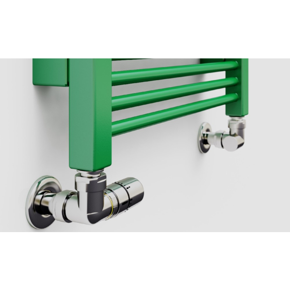 TERMA Mike Designheizkörper 1335x530 RAL6029 - Detail - Steuerung