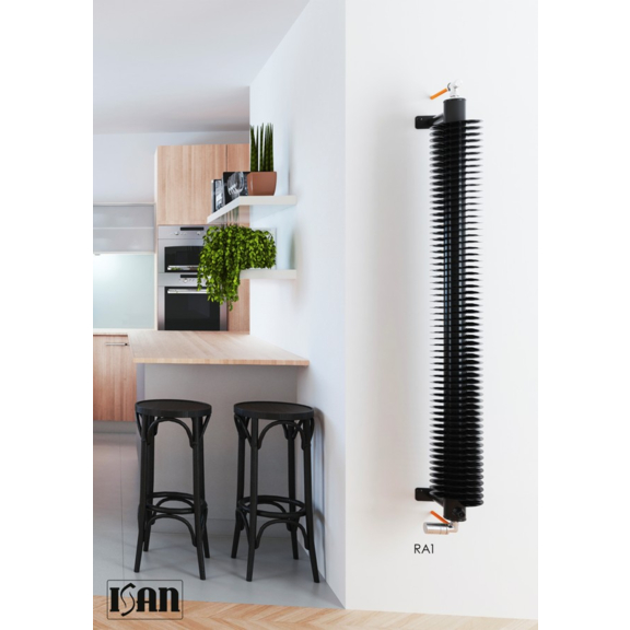 ISAN Spiral RA1 Vertikaler Heizkörper