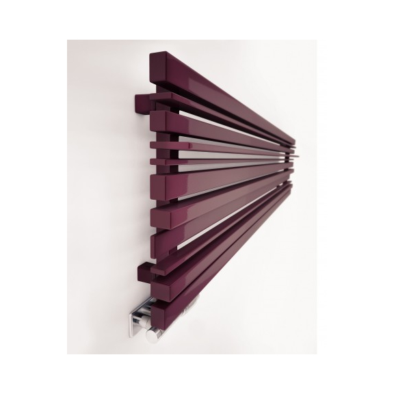 TERMA Sherwood H Heizkörper unter Fenster 440 1600 RAL 4004 Detail