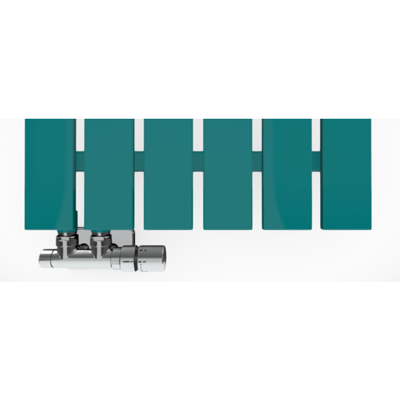 TERMA Cyklon V Designheizkörper 1600x495  RAL 5021 Detail