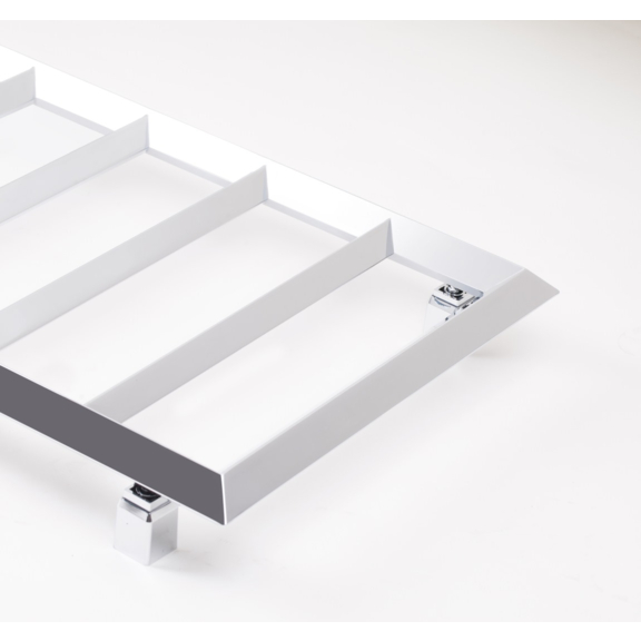 TERMA Diamond Badheizkörper 880x400 Chrome Detail2