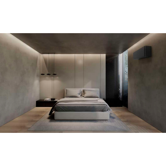 RAS SHORAI Curve Black Grey bedroom