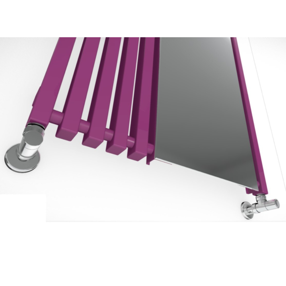 TERMA Triga M Designheizkörper mit Spiegel Detail