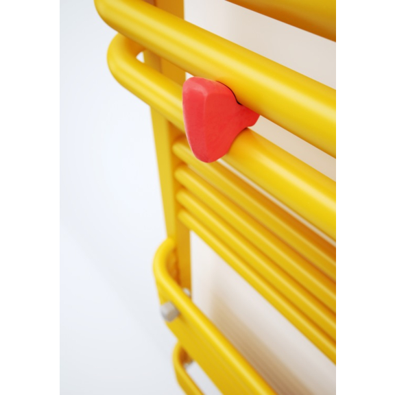 TERMA Pola Badheizkörper 1080x500 Farbe Soft1023 Detail - Haken yo