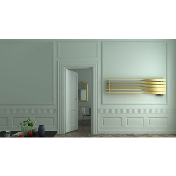 TERMA Cyklon H Designheizkörper RAL 1015 Gesamte