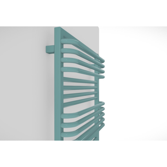 TERMA POC 2 Badheizkörper Farbvariante RAL6034 - Detail
