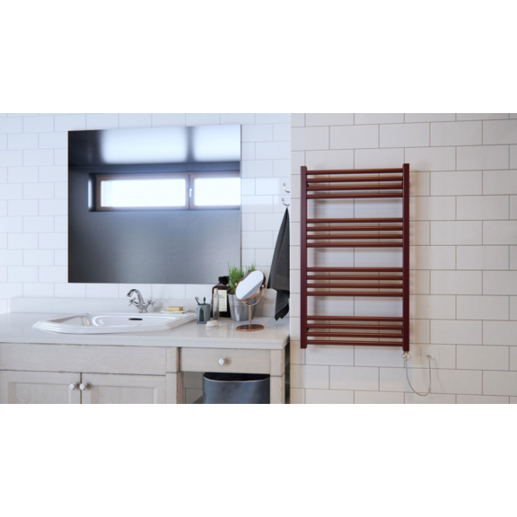 TERMA Fiona Badheizkörper 900x500 RAL3011 Panorama
