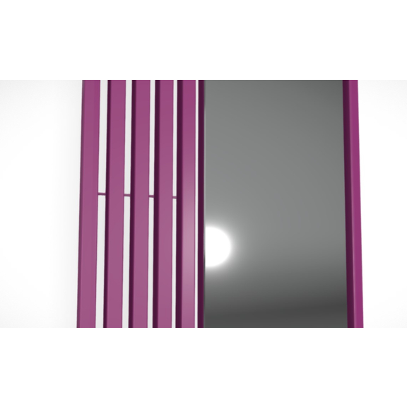 TERMA Triga M Designheizkörper mit Spiegel - Detail