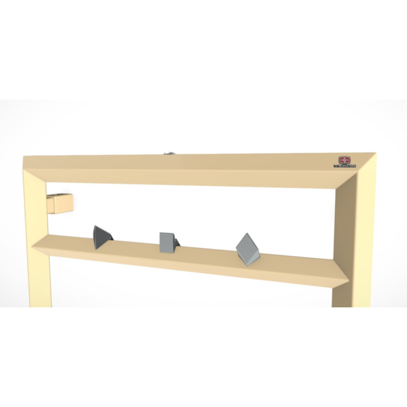 TERMA Diamond Badheizkörper Detail RAL1014 - Haken Spark