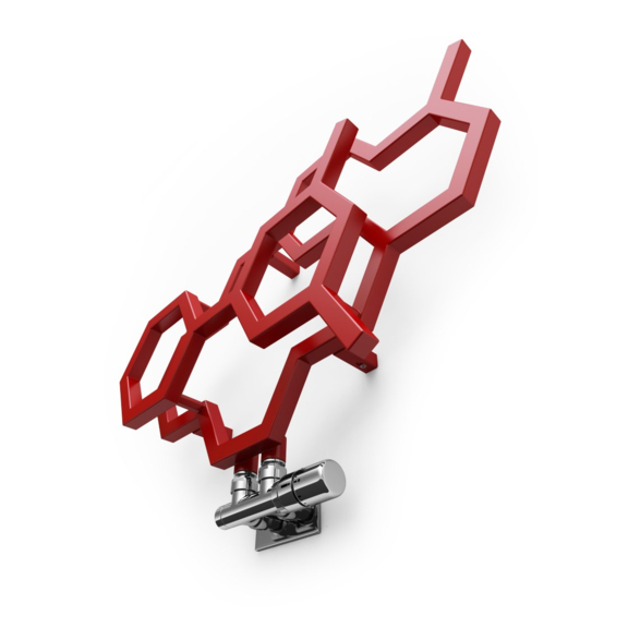 TERMA Hex Designheizkörper 422x711 Detail