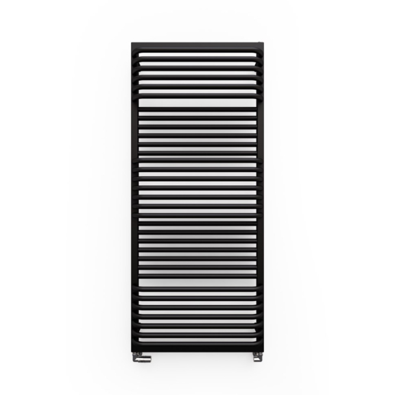 TERMA POC 2 Badheizkörper 1400x600 Farbe Metallic Black