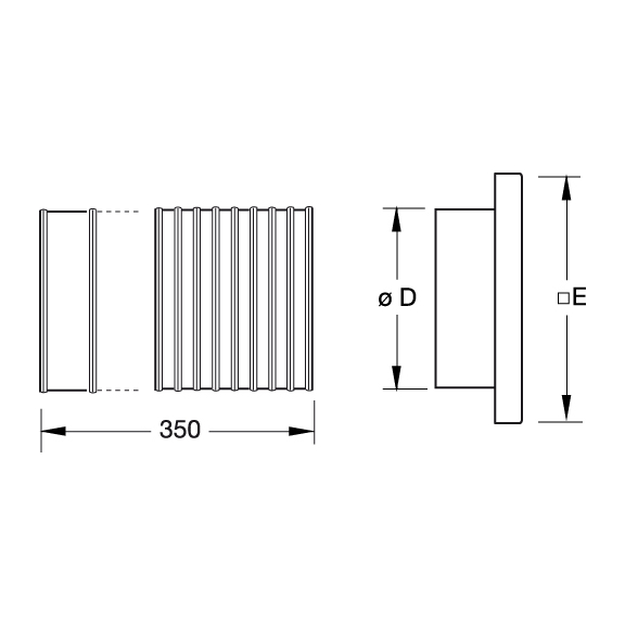 BVK 100 - Abmessungen
