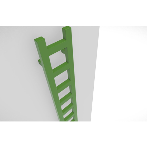 TERMA Easy vertikaler Heizkörper Farbausführung - RAL6018