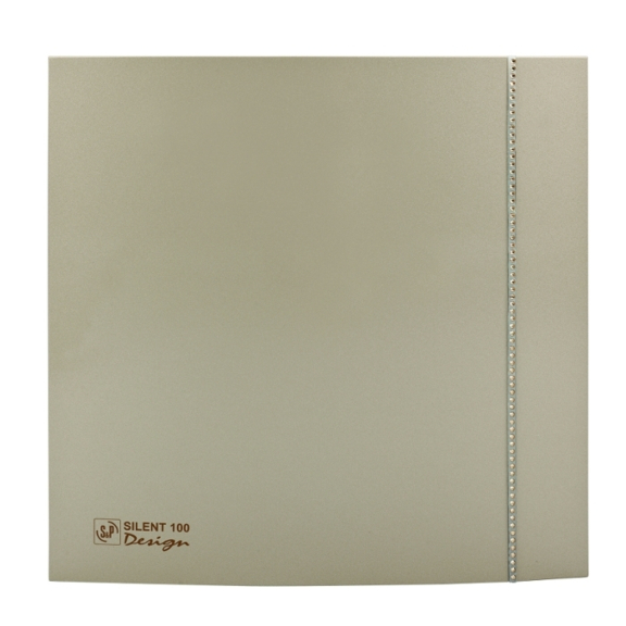Ventilator Silent 100 Design CZ SWAROVSKI CHAMPAGNE