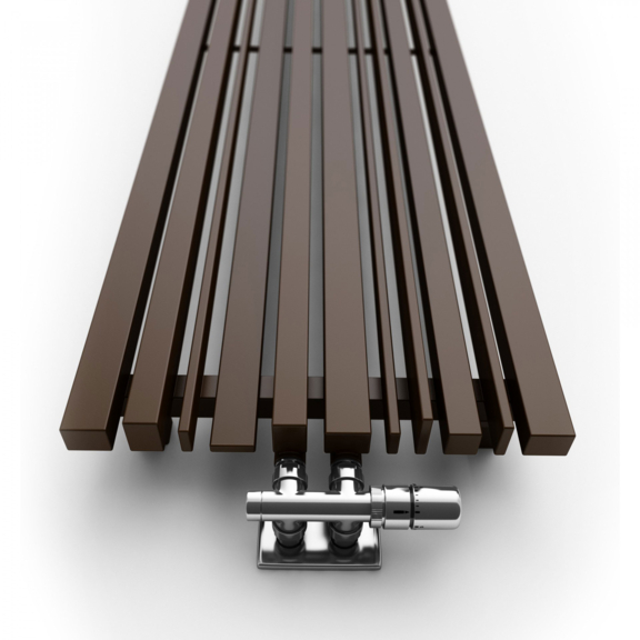 TERMA Sherwood V Designheizkörper 1600x540 Farbe RAL8024 Detail