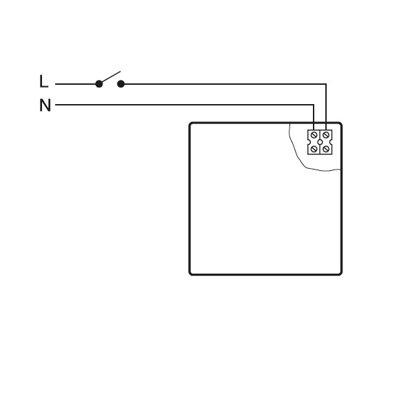 Ventilator ECOAIR DESIGN S Ecowatt - Schaltbild