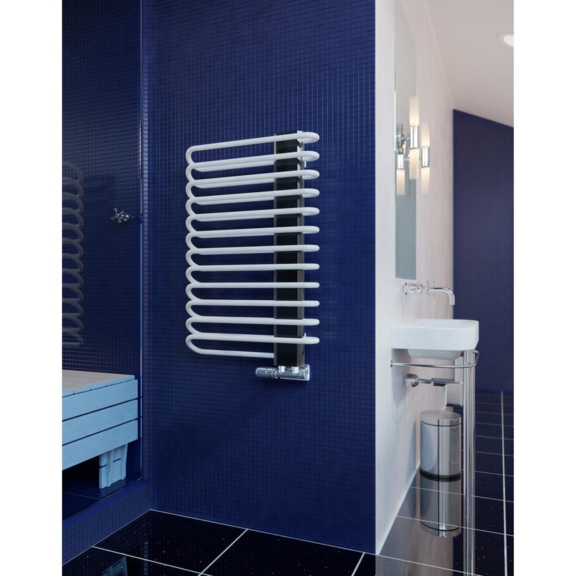 TERMA Michelle Designheizkörper 1200x500 RAL9016 und Chrom