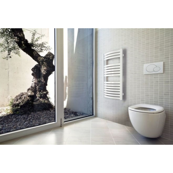 TERMA Dexter Badheizkörper 860x500 RAL9016 - modernes Innenraumdesign