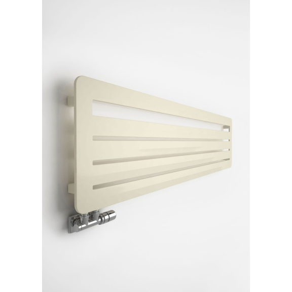 TERMA Aero HG Designheizkörper 455x1800 Farbe Morning Beige Seitenansicht