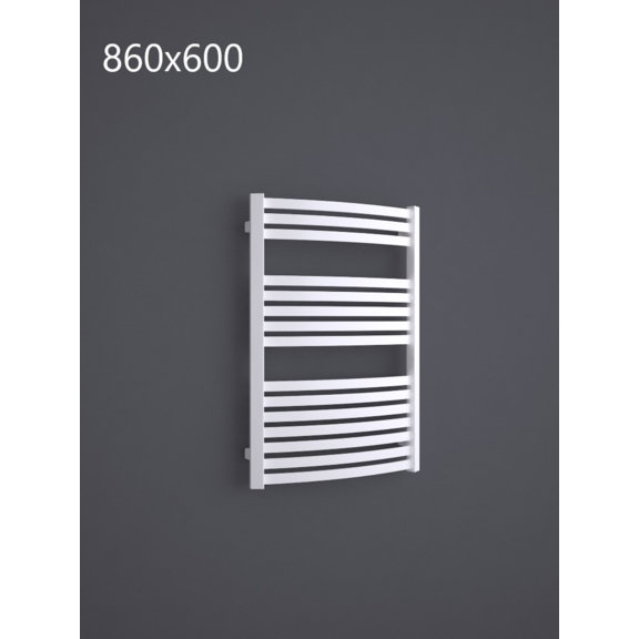 TERMA Dexter Badheizkörper RAL9016 860x600