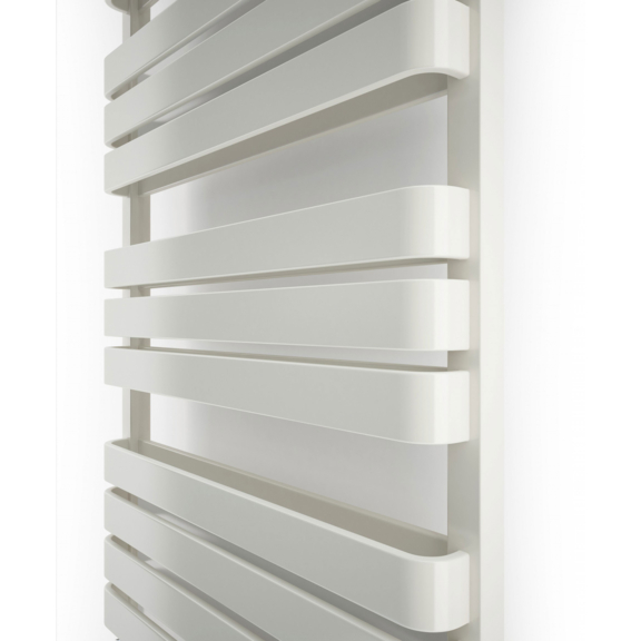 TERMA Warp T Bold Designheizkörper 1110x500 RAL 9016 Detail