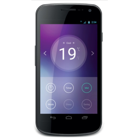 Blaupunkt Moby Blue 1012 WT mobiles Klimagerät - Applikation